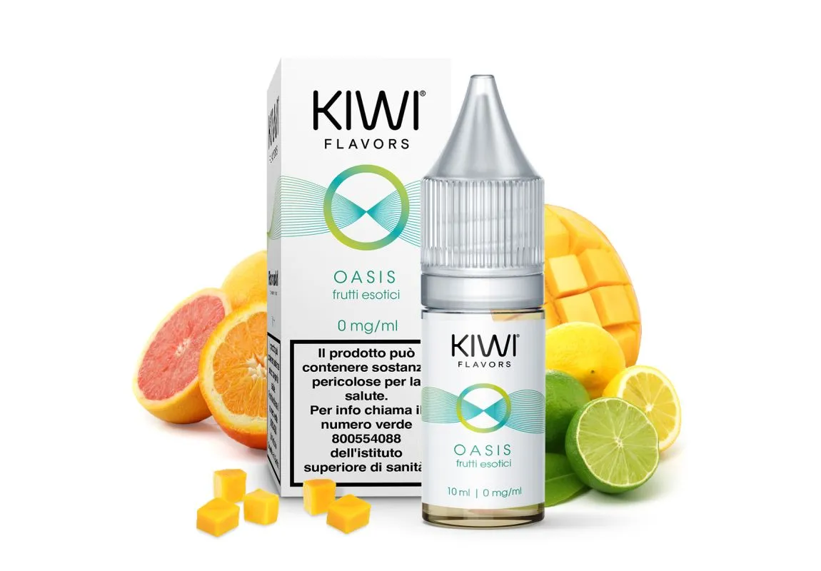 KIWI FLAVORS OASIS 0 MG – Frutti Esotici