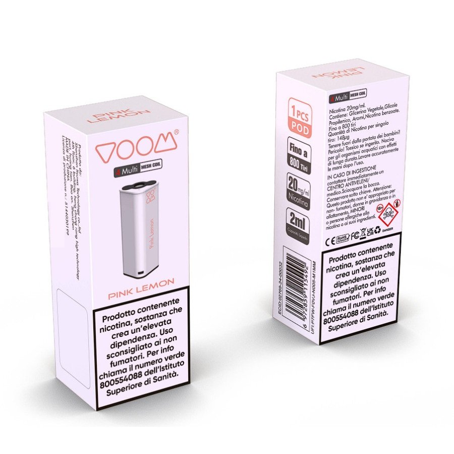 Voom Pod Multi Pink Lemon