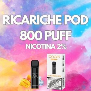 Promo Ricariche POD 800 Puff 30+9