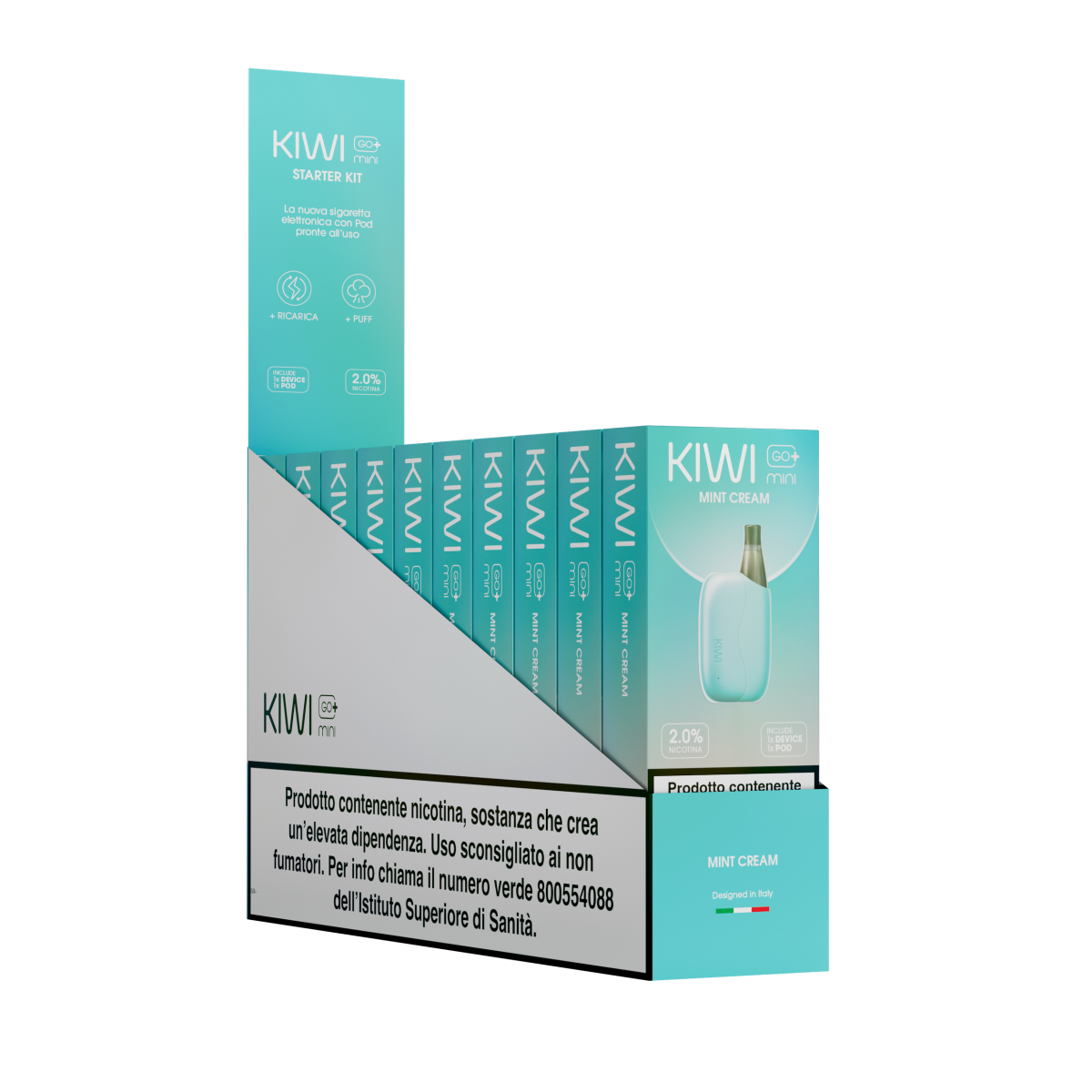 Kiwi Go+ Mini Starter Kit Mint Cream