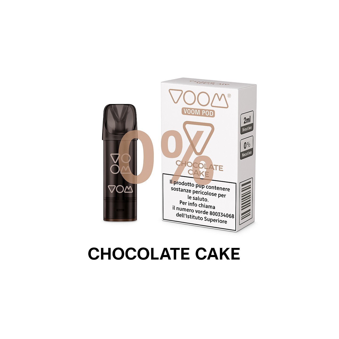 Voom Pod Chocolate Cake Nic.0%