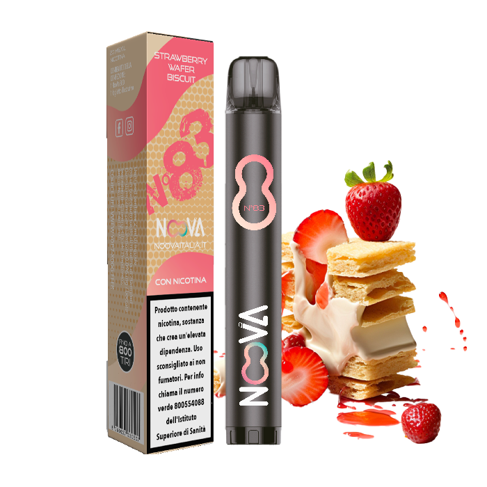 Noova 800 Strawberry Wafer Biscuit