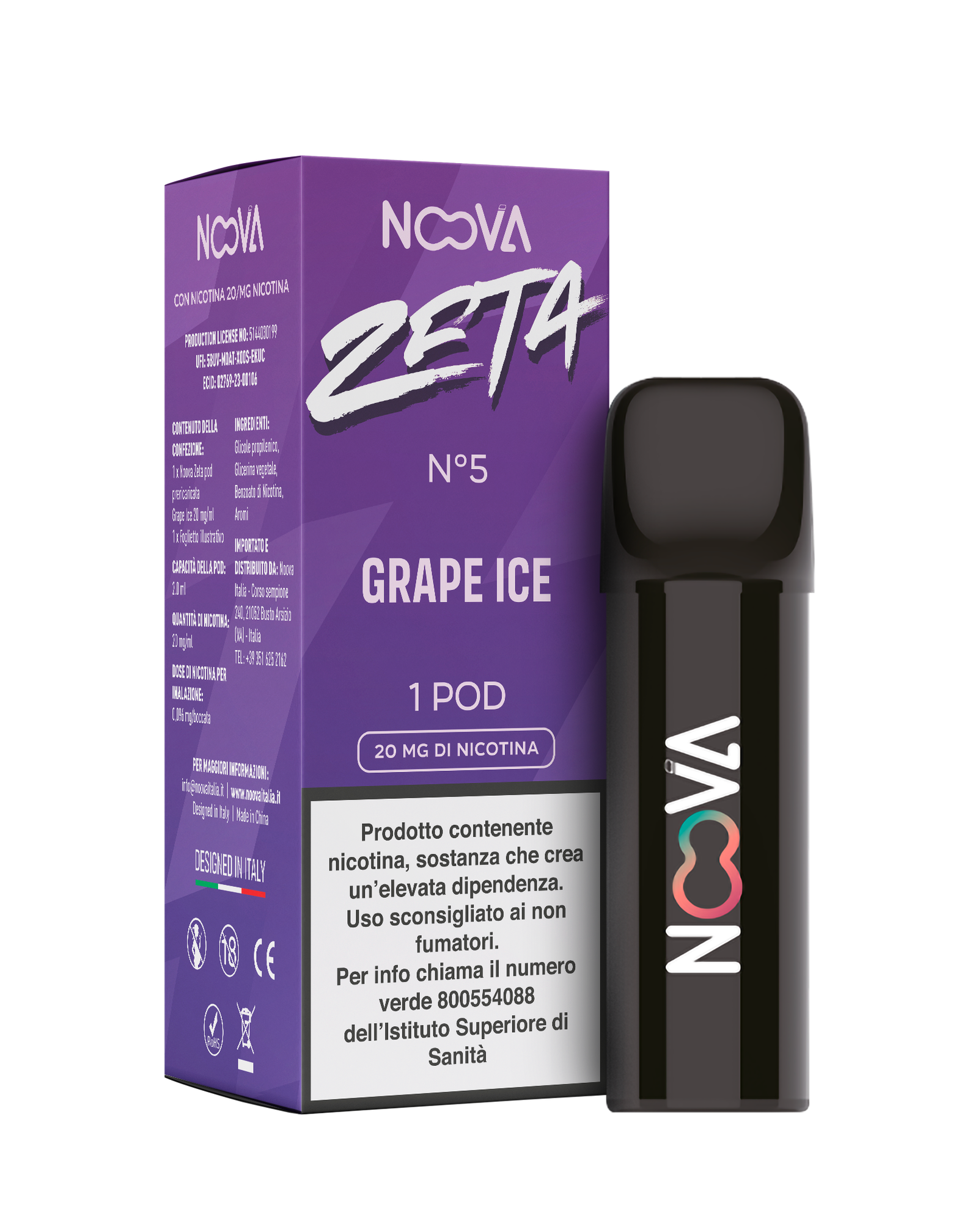 Noova Zeta Pod Grape Ice