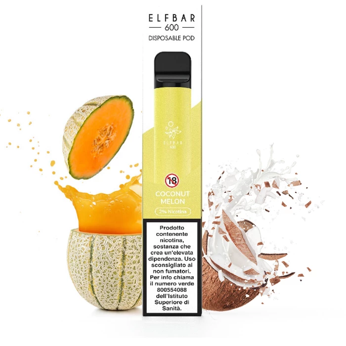 ELFBAR 600 COCONUT MELON