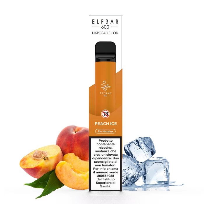 ELFBAR 600 PEACH ICE