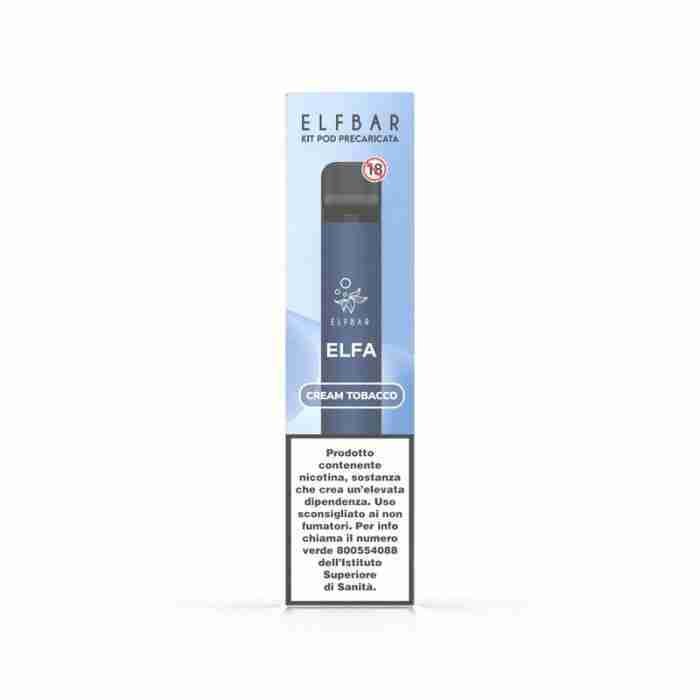 ELFBAR ELFA DEVICE + POD CREAM TOBACCO