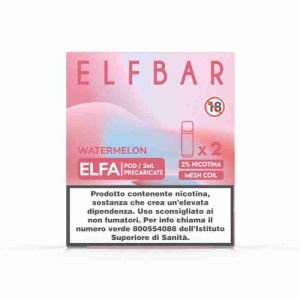 ELFBAR ELFA 2ML PREFILLED POD WATERMELON (2 PEZZI) – 20 MG/ML