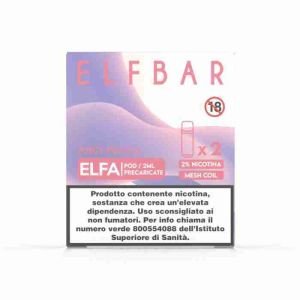 ELFBAR ELFA 2ML PREFILLED POD JUICY PEACH (2 PEZZI) – 20 MG/ML